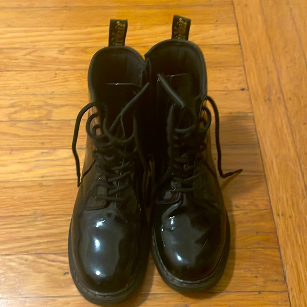 DR.MARTENS BLACK BOOT SHOES- y2k